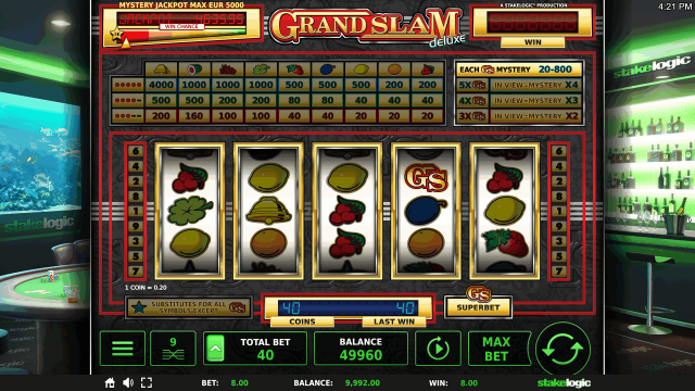 Игровой интерфейс Grand Slam Deluxe 9