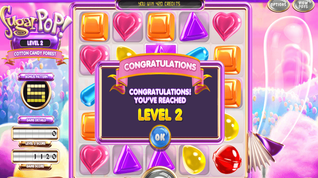 Игровой интерфейс Sugar Pop 5