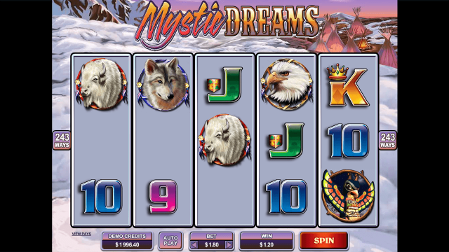 Игровой интерфейс Mystic Dreams 5