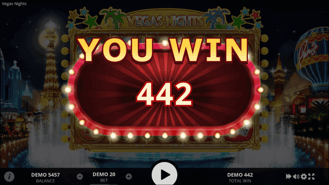 Игровой интерфейс Vegas Nights 8