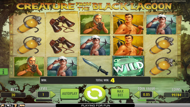 Бонусная игра Creature From The Black Lagoon 10