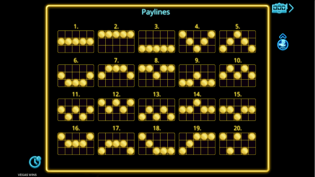 Характеристики слота Vegas Wins 7