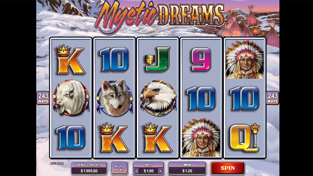 Характеристики слота Mystic Dreams 6