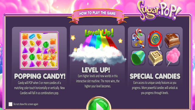 Игровой интерфейс Sugar Pop 1