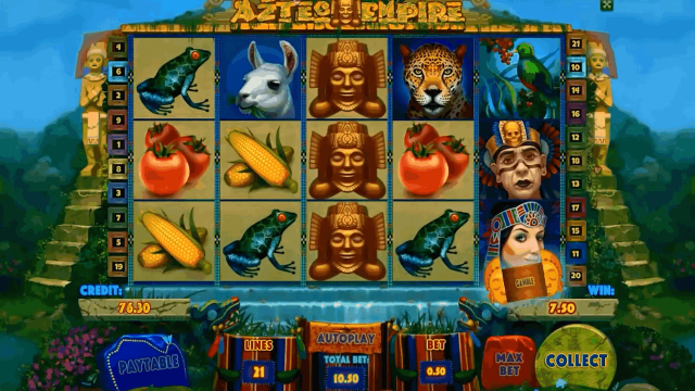 Характеристики слота Aztec Empire 3