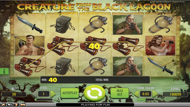 Игровой интерфейс Creature From The Black Lagoon 7
