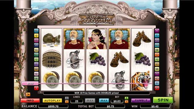 Игровой интерфейс Call Of The Colosseum 7