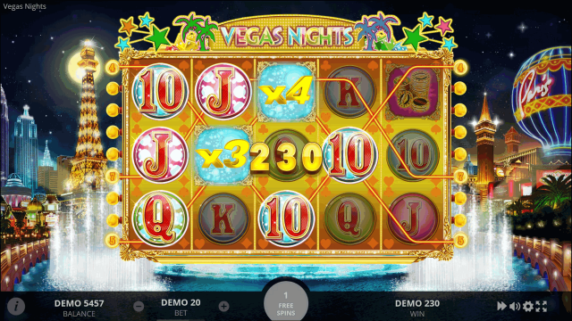Игровой интерфейс Vegas Nights 7