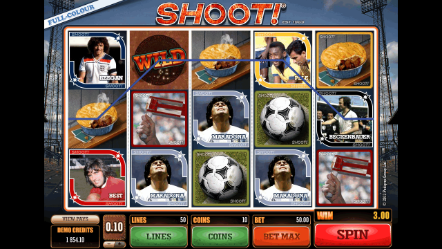 Характеристики слота Shoot! 8